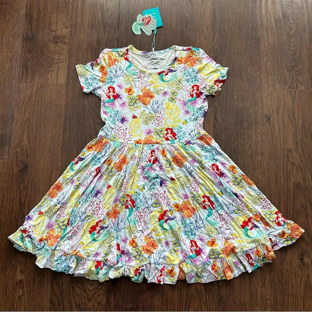 Posh Peanut Disney Little Mermaid Ariel Twirl Dress 10/12 NWT